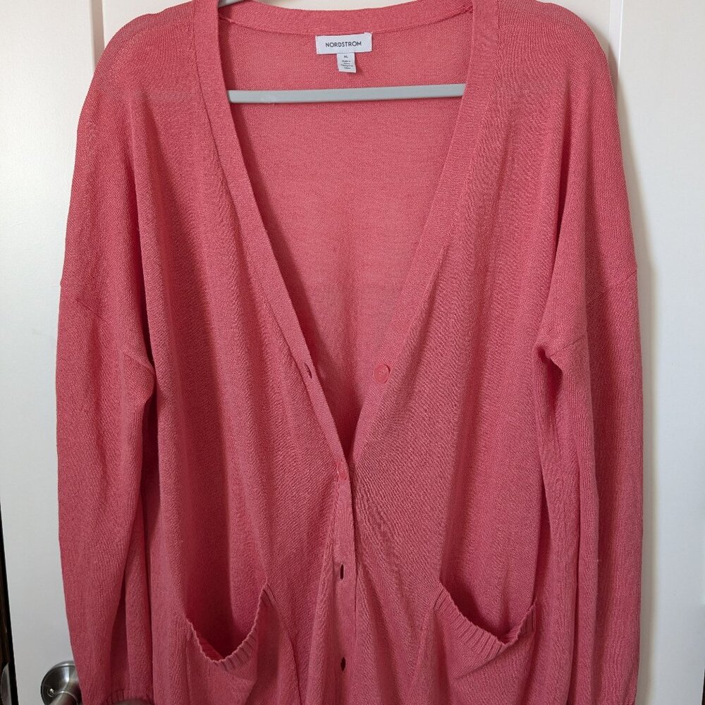 Linen-Blend Cardigan [Nordstrom]